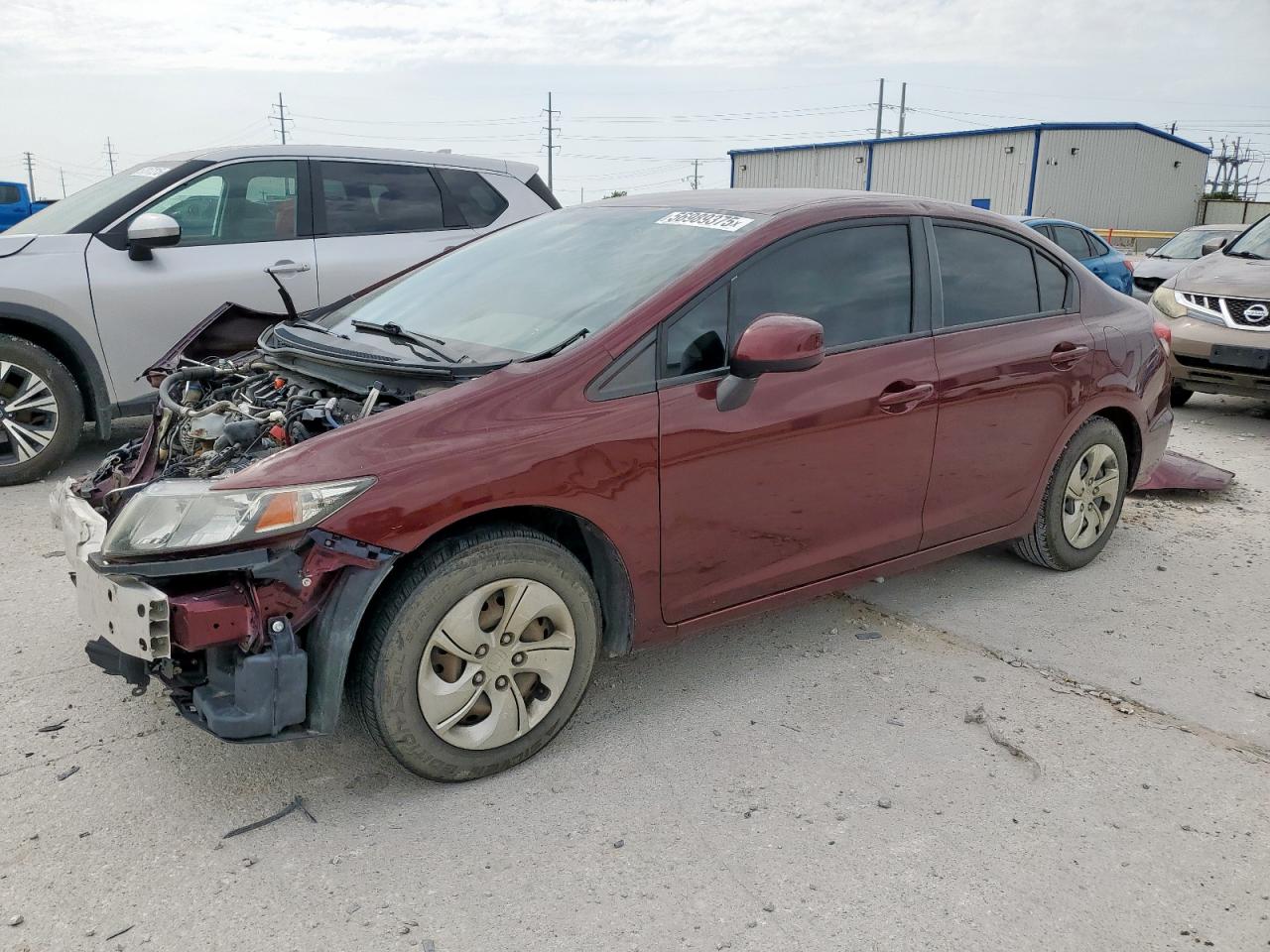 2013 Honda Civic Lx for Sale in Haslet, TX - Front End