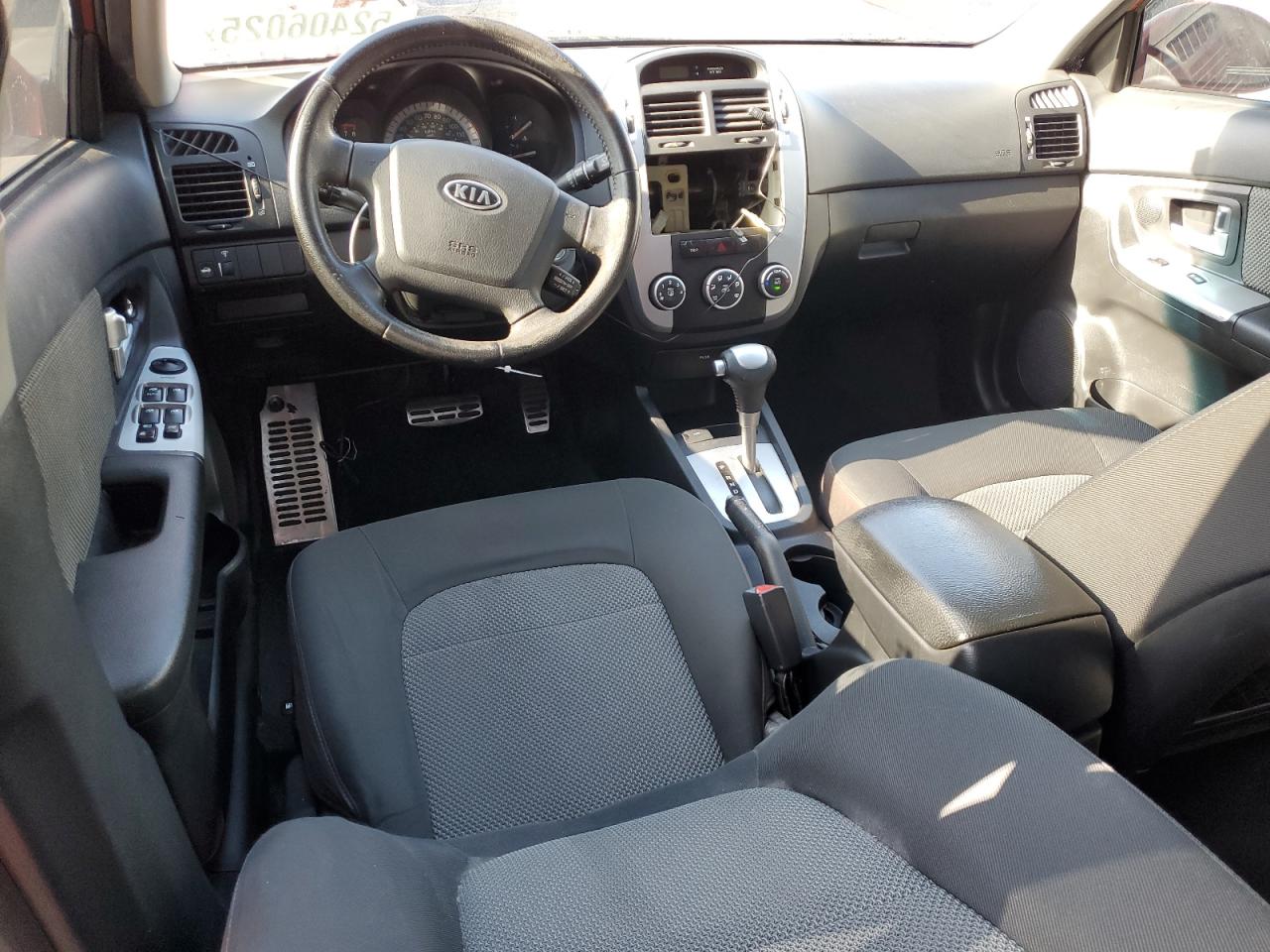 2009 Kia Spectra Ex VIN: KNAFE222995027376 Lot: 52406025