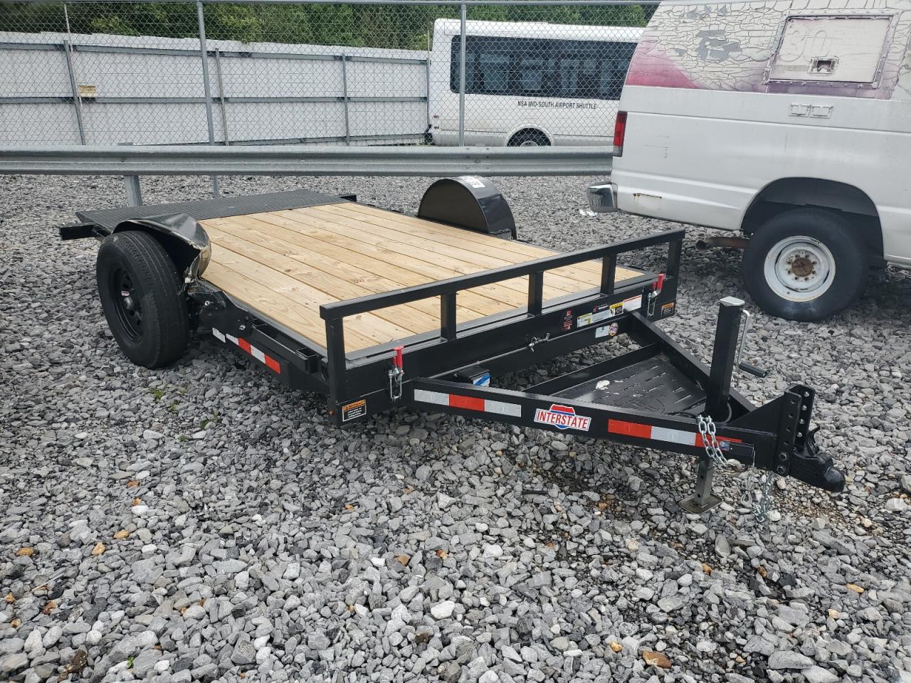 2025 Interstate West Itlt713Sa2 Tilt Deck Equipment Trailer продається в Memphis, TN - Frame Damage