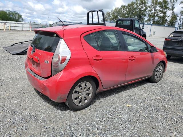  TOYOTA PRIUS 2012 Red