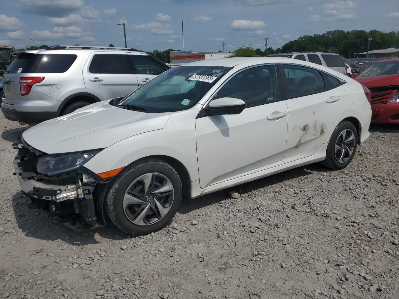 2020 Honda Civic Lx للبيع في Montgomery، AL - Front End