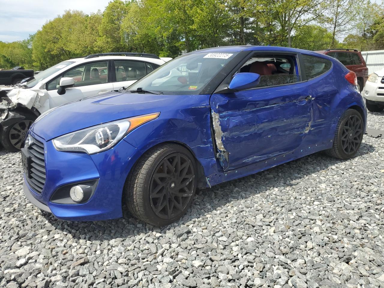 2014 Hyundai Veloster Turbo VIN: KMHTC6AE9EU202638 Lot: 56922275