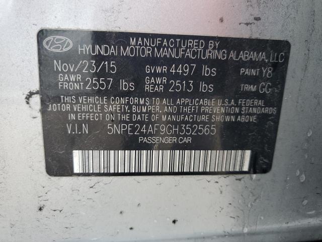 2016 HYUNDAI SONATA SE