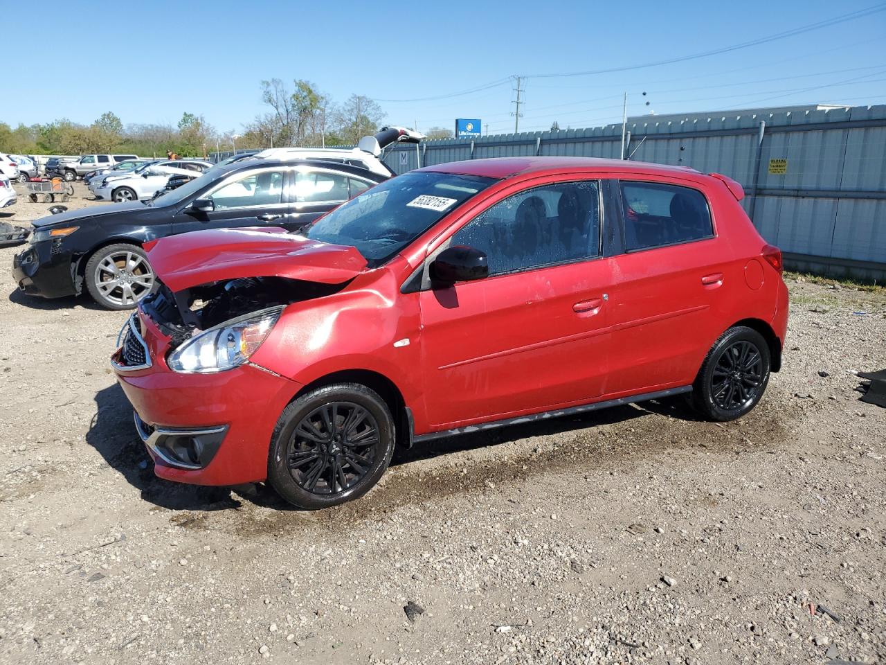 2019 Mitsubishi Mirage Le na sprzedaż w Chicago Heights, IL - Front End