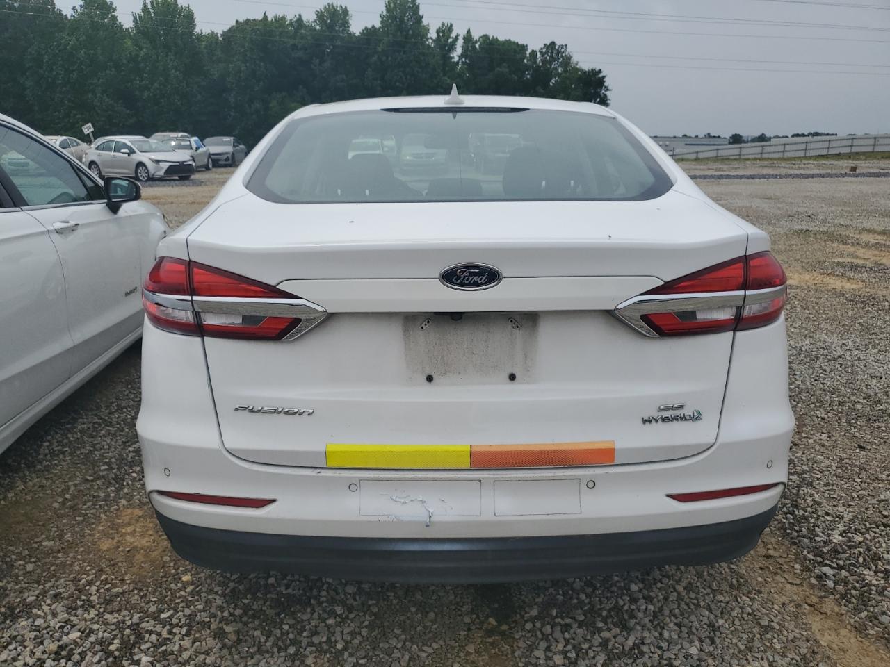2019 Ford Fusion Se VIN: 3FA6P0LU9KR184061 Lot: 54031565