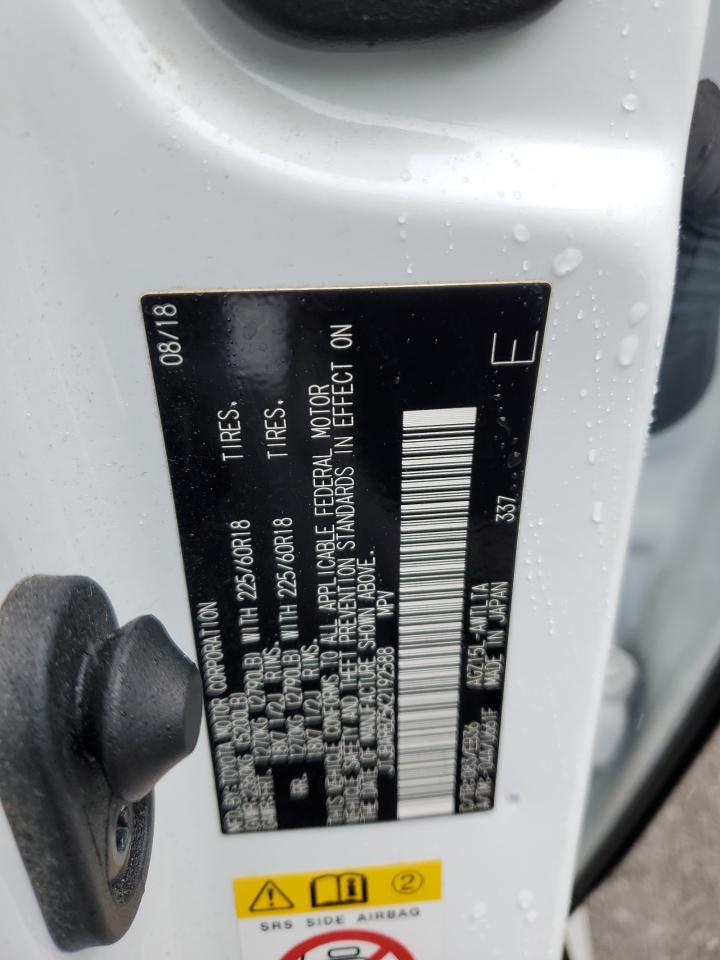 2019 Lexus Nx 300 Base VIN: JTJBARBZ5K2192588 Lot: 56175425