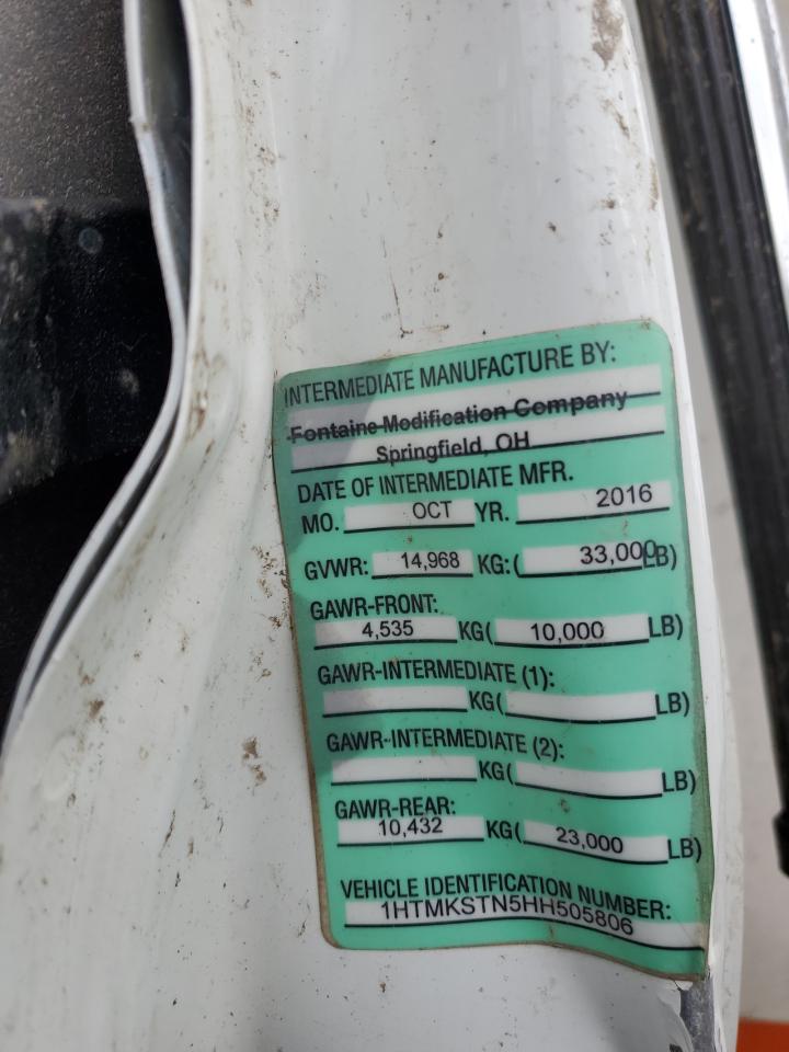 2017 International 4000 4400 VIN: 1HTMKSTN5HH505806 Lot: 71283735