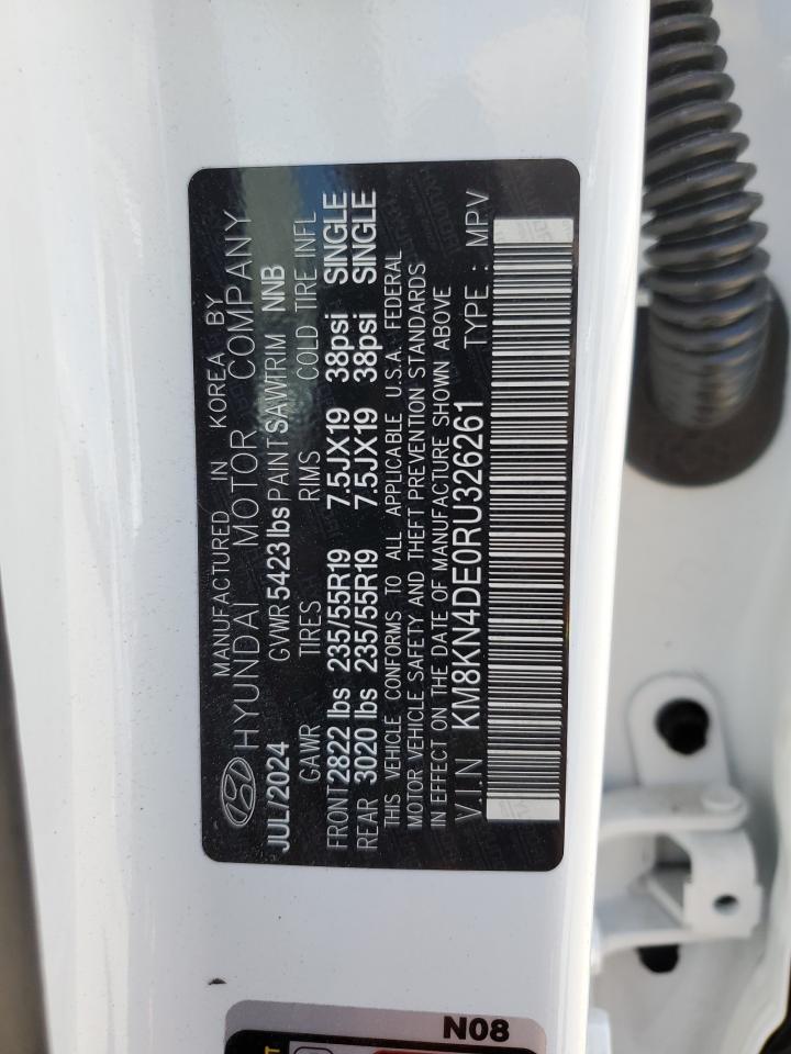2024 Hyundai Ioniq 5 Sel VIN: KM8KN4DE0RU326261 Lot: 56910665