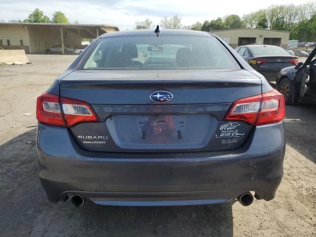  SUBARU LEGACY 2016 Сharcoal