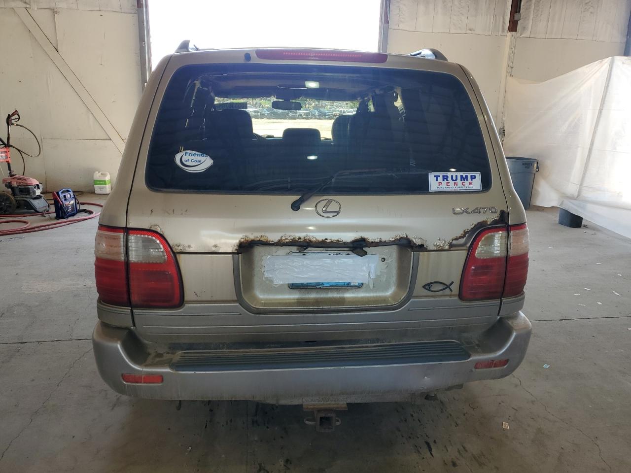 1999 Lexus Lx 470 VIN: JT6HT00W5X0057035 Lot: 55536795