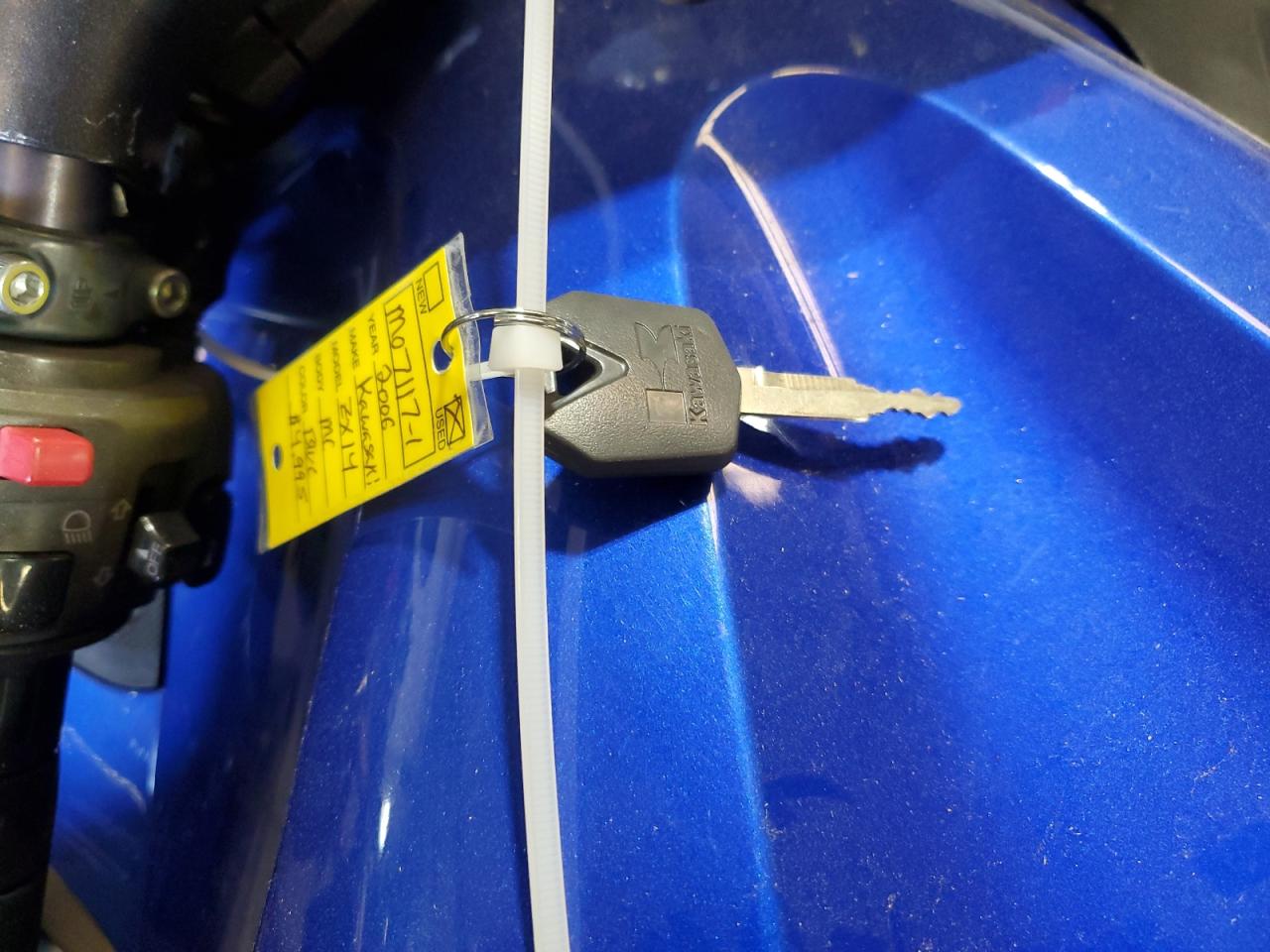 2006 Kawasaki Zx1400 A VIN: JKBZXNA1X6A007117 Lot: 56530105