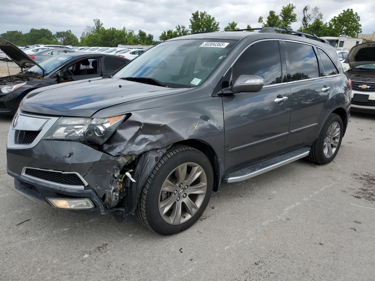 2012 Acura Mdx Advance for Sale in Bridgeton, MO - Front End