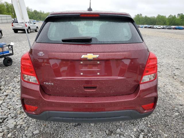 Parquets CHEVROLET TRAX 2017 Burgundy