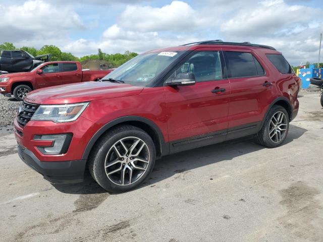  FORD EXPLORER 2017 Бургунді