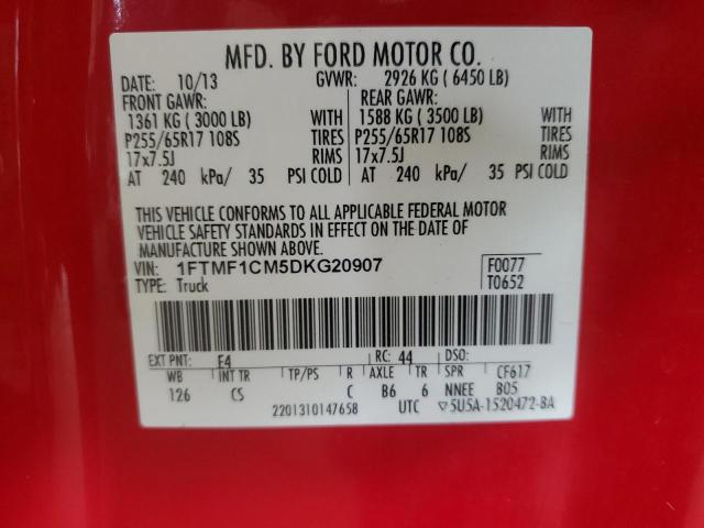 2013 FORD F150   