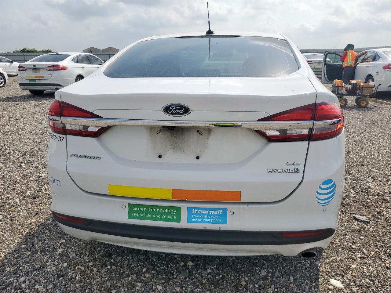 2017 Ford Fusion Se Hybrid VIN: 3FA6P0LUXHR409600 Lot: 54037735