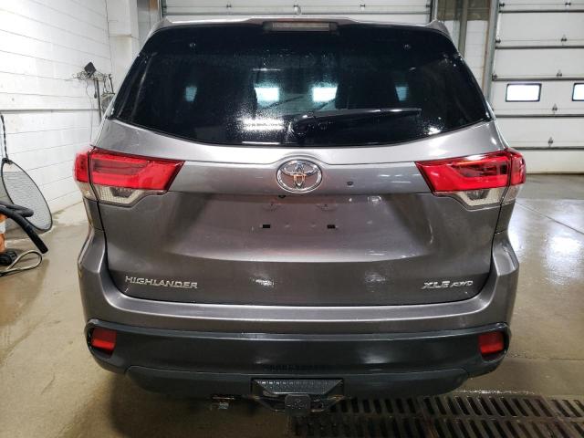  TOYOTA HIGHLANDER 2019 Сharcoal
