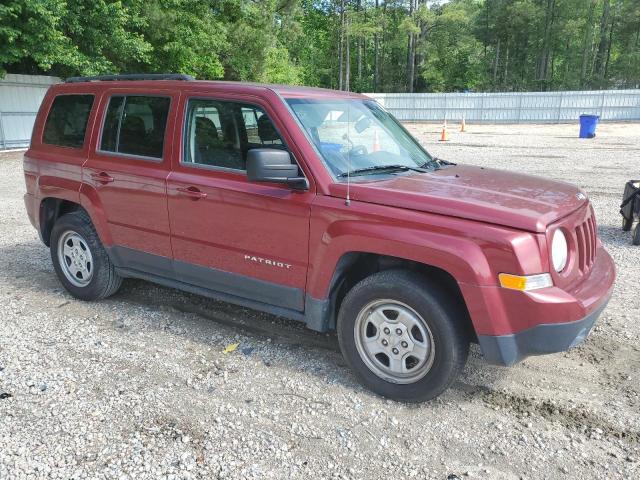 JEEP PATRIOT 2014 Czerwony