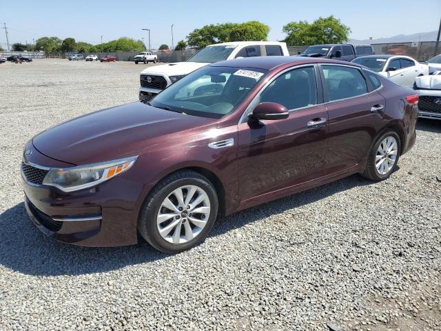 Sedans KIA OPTIMA 2016 Burgundy