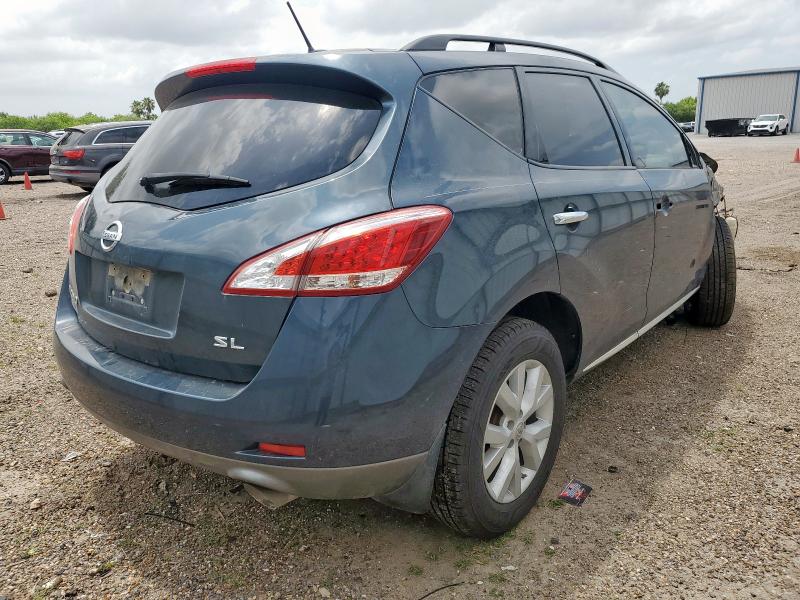  NISSAN MURANO 2012 Granatowy