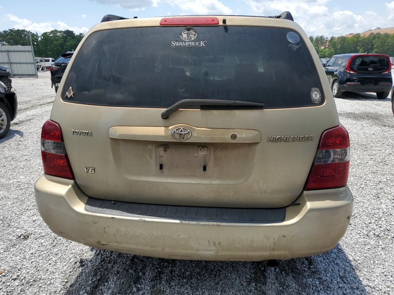 2005 Toyota Highlander Limited VIN: JTEGP21A350080555 Lot: 56661025