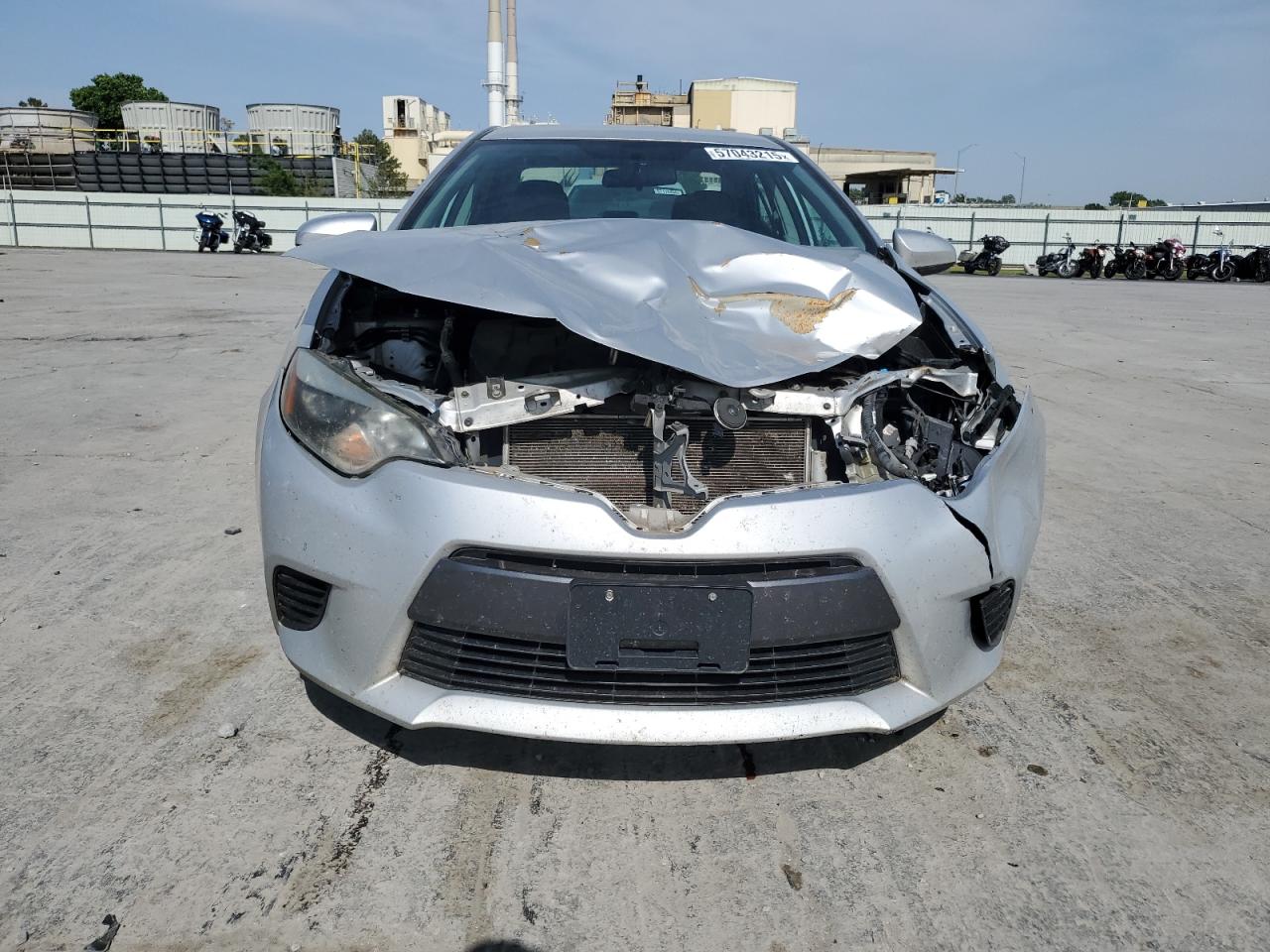 2016 Toyota Corolla L VIN: 5YFBURHE1GP398224 Lot: 57043215