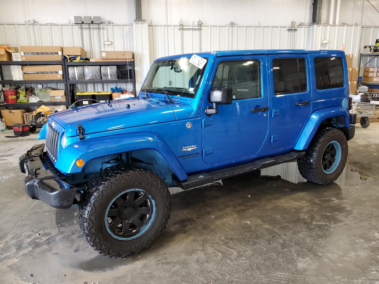 2015 Jeep Wrangler Unlimited Sahara იყიდება Bridgeton-ში, MO - Side