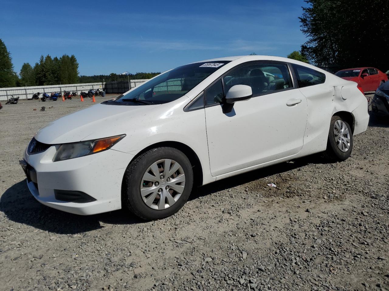 2012 Honda Civic Lx zu verkaufen in Arlington, WA - Rear End