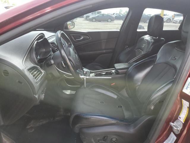  CHRYSLER 200 2015 Burgundy