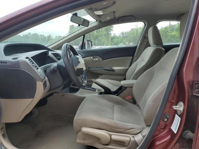  HONDA CIVIC 2012 Burgundy