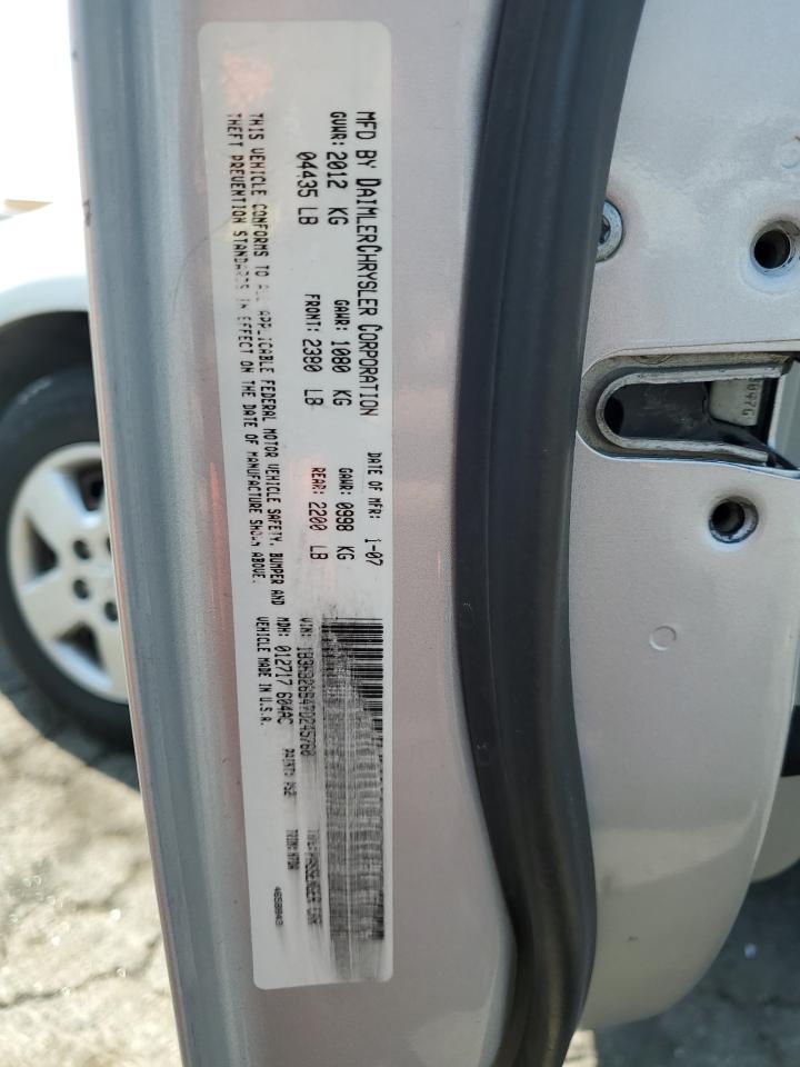 2007 Dodge Caliber VIN: 1B3HB28B47D245760 Lot: 64459315