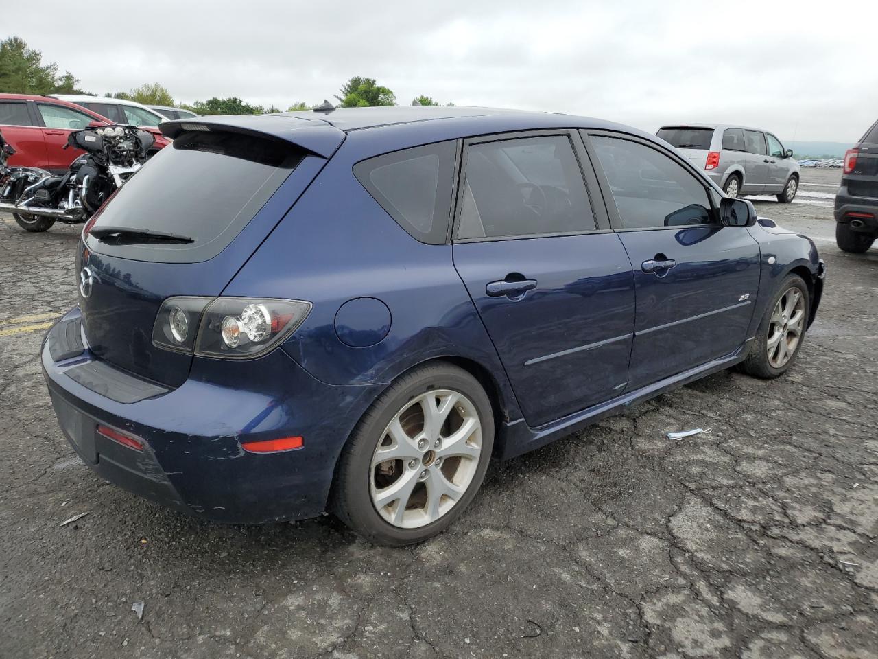 2008 MAZDA MAZDA3 with FRONT END damage, VIN JM1BK344981101125