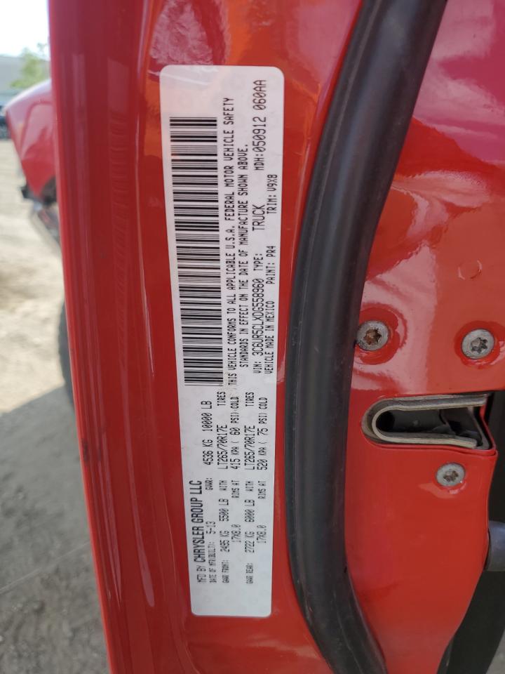 2013 Ram 2500 St VIN: 3C6UR5CLXDG558960 Lot: 57046995