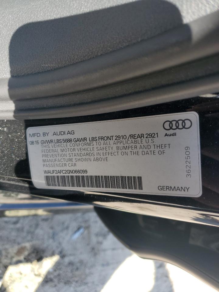 2016 Audi S6 Premium Plus VIN: WAUF2AFC2GN066099 Lot: 56342625