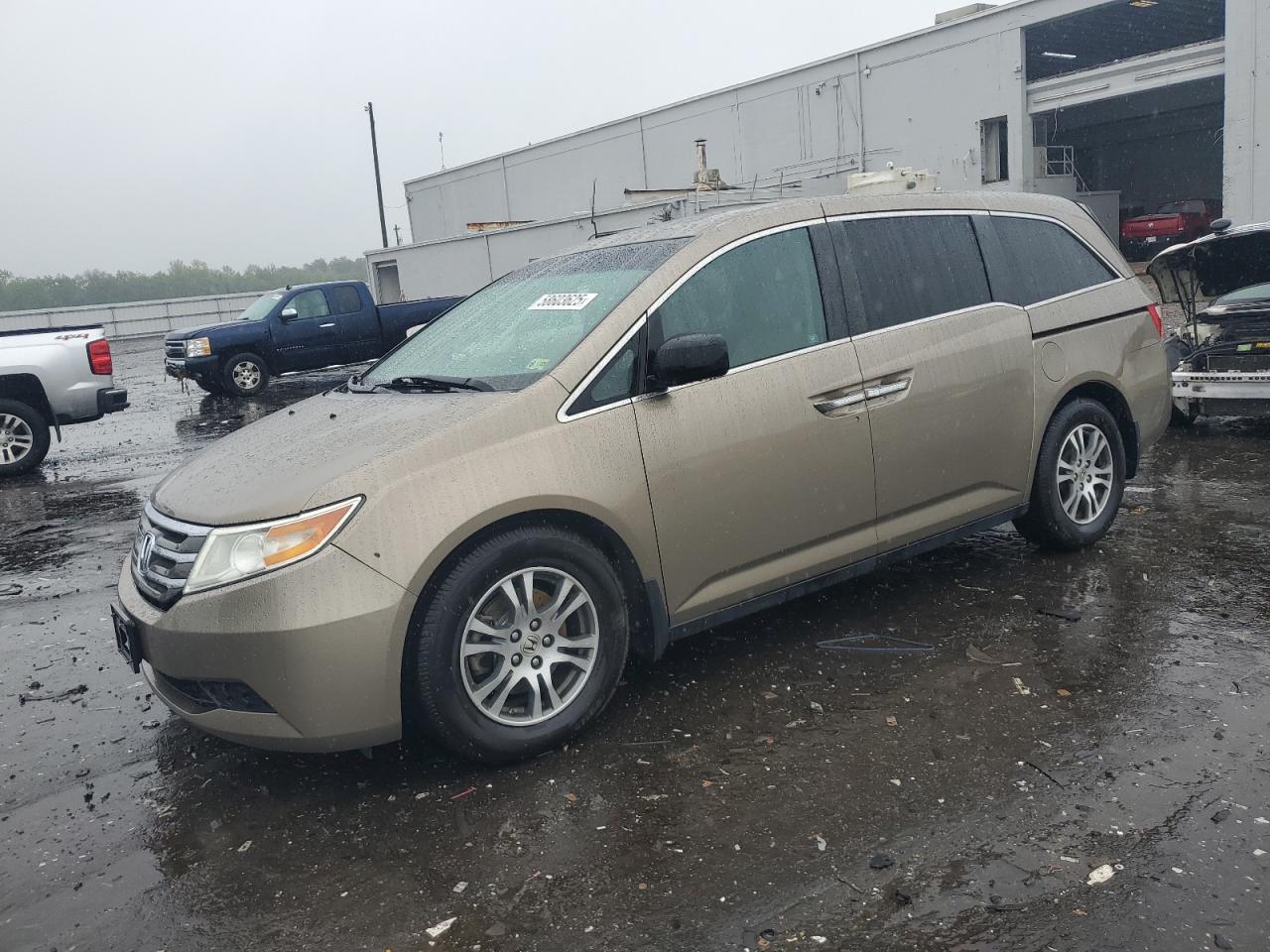 2012 Honda Odyssey Exl na sprzedaż w Fredericksburg, VA - Side