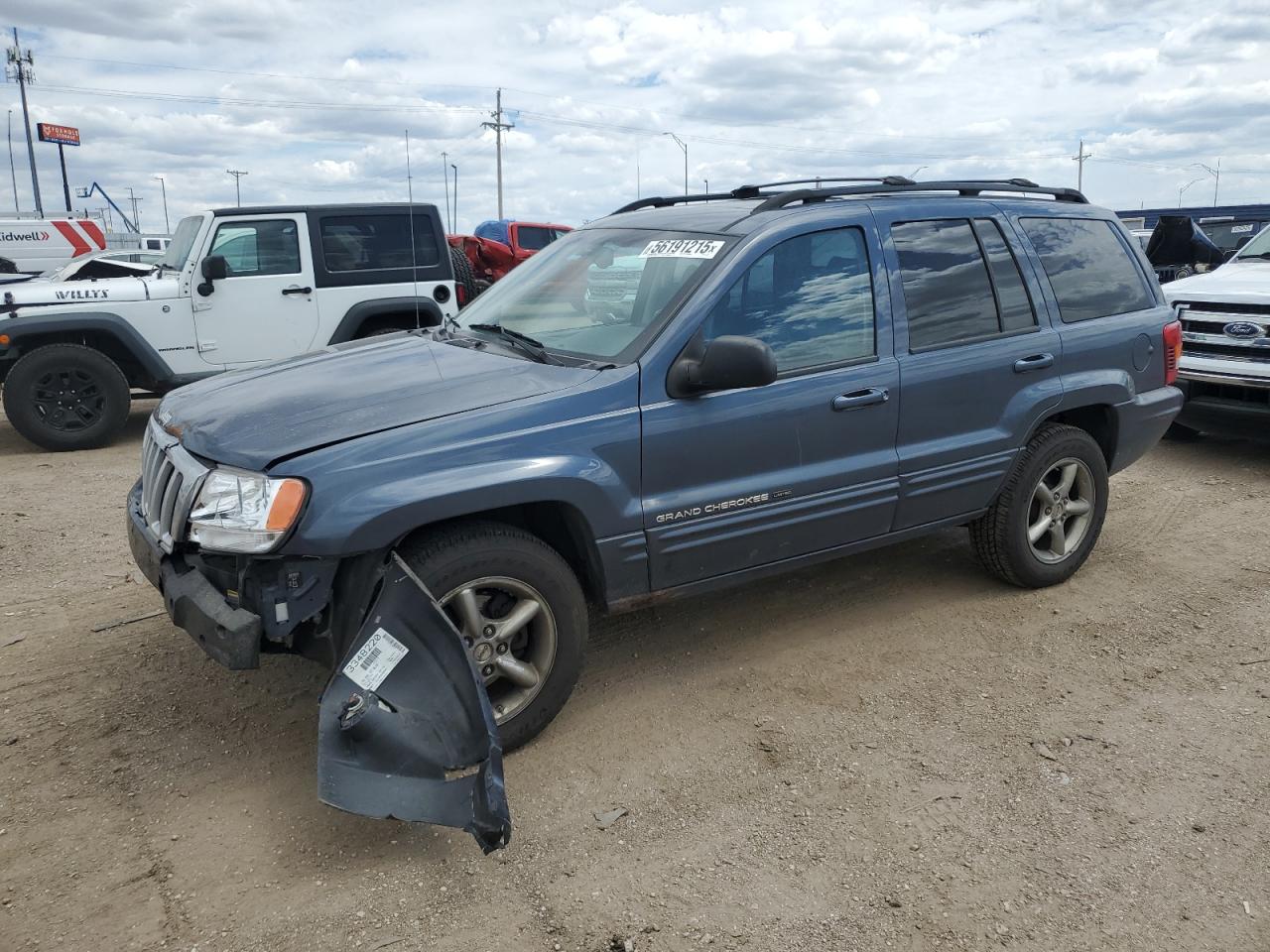 2004 Jeep Grand Cherokee Limited en Venta en Greenwood, NE - Front End