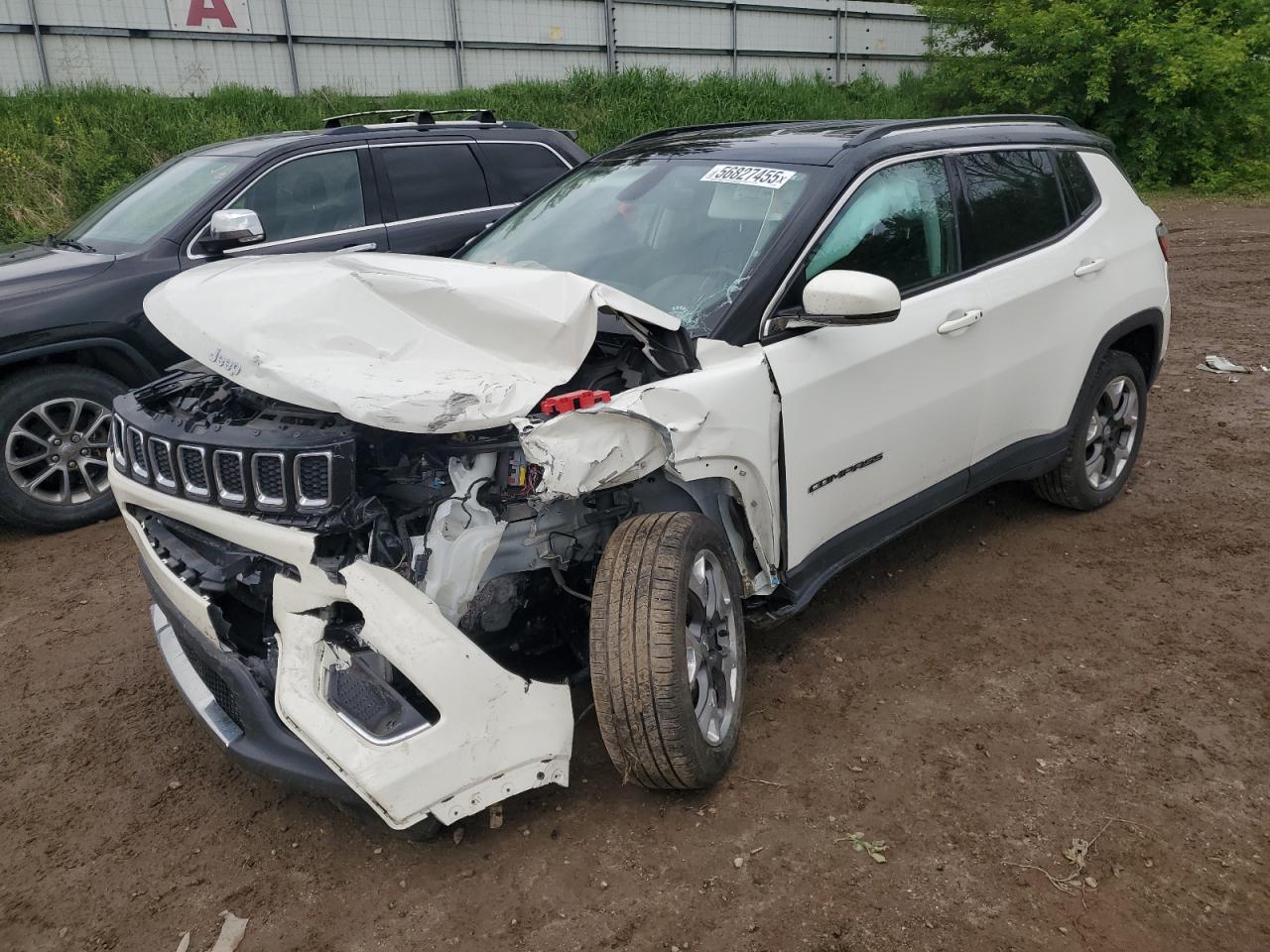 2019 Jeep Compass Limited за продажба в Davison, MI - Front End