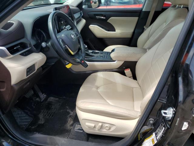  TOYOTA HIGHLANDER 2022 Черный