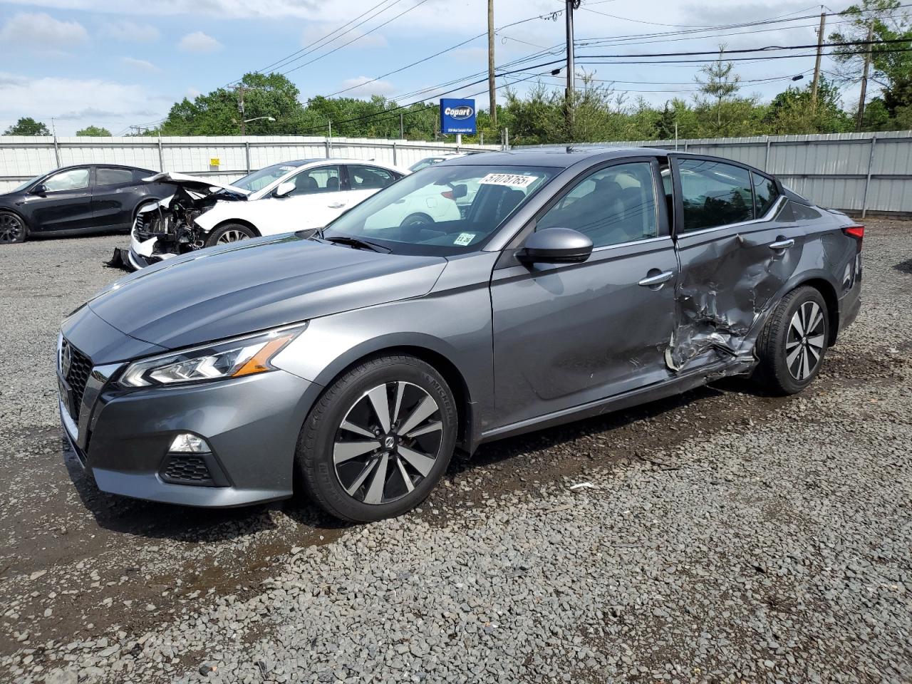 2021 Nissan Altima Sv للبيع في Hillsborough، NJ - Side