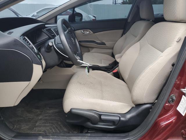  HONDA CIVIC 2014 Burgundy