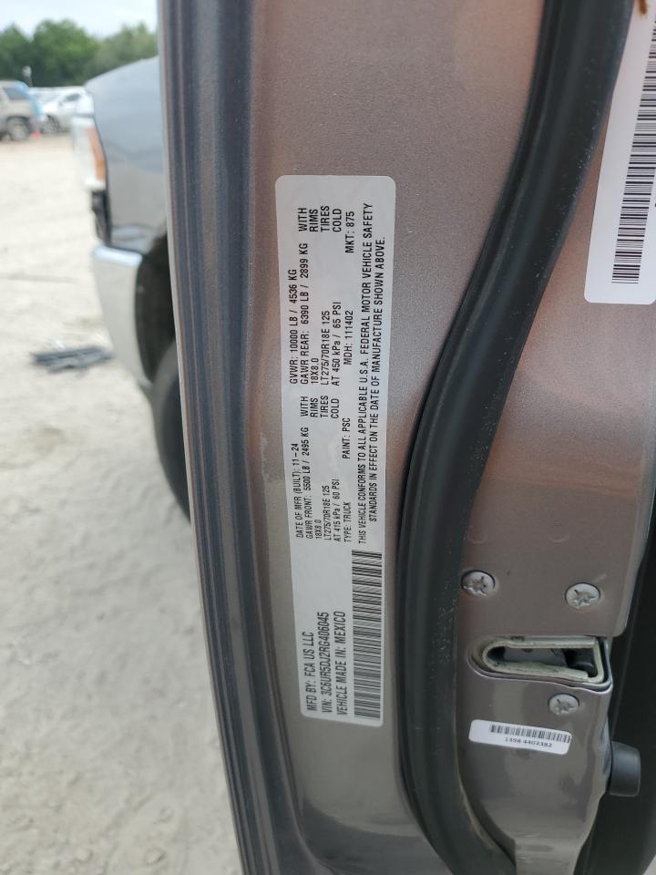 2024 Ram 2500 Big Horn VIN: 3C6UR5DJ2RG406045 Lot: 56362265