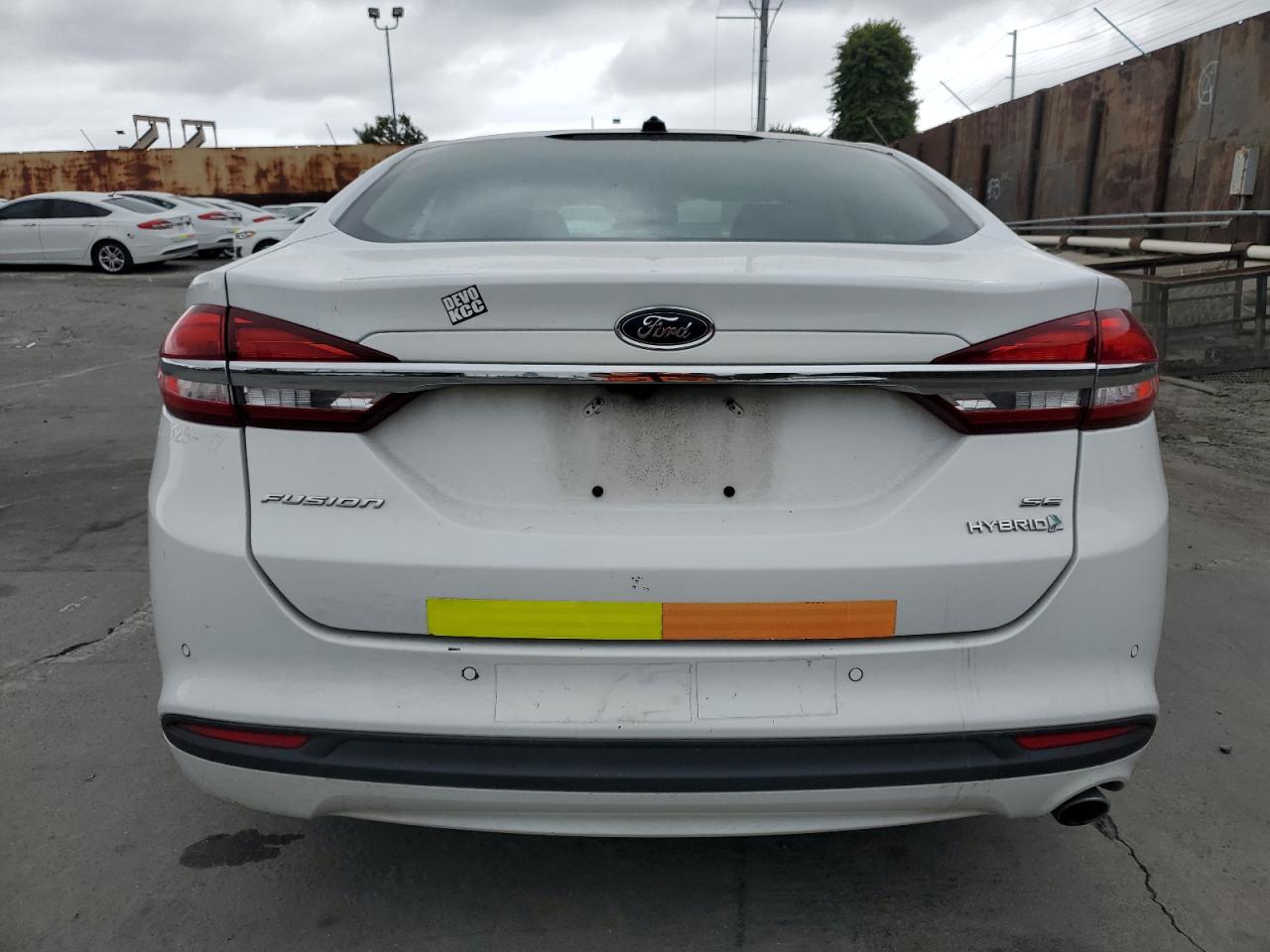2017 Ford Fusion Se Hybrid VIN: 3FA6P0LU7HR409344 Lot: 54035395