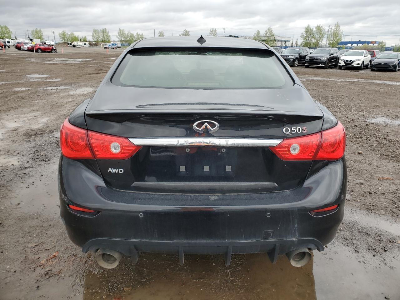 2016 Infiniti Q50 Red Sport 400 VIN: JN1FV7AR2GM450725 Lot: 57329165