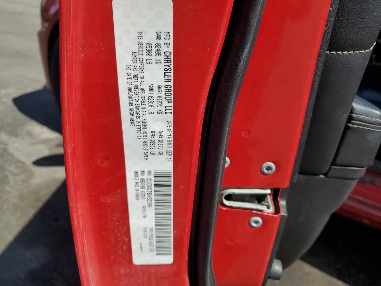 2013 Dodge Charger R/T VIN: 2C3CDXCT9DH525306 Lot: 57507665