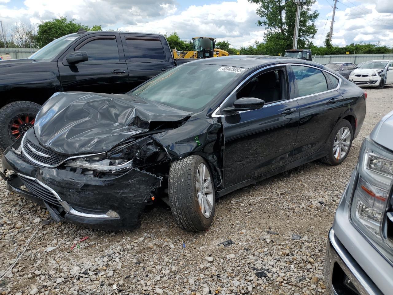 2015 Chrysler 200 Limited للبيع في Kansas City، KS - Front End