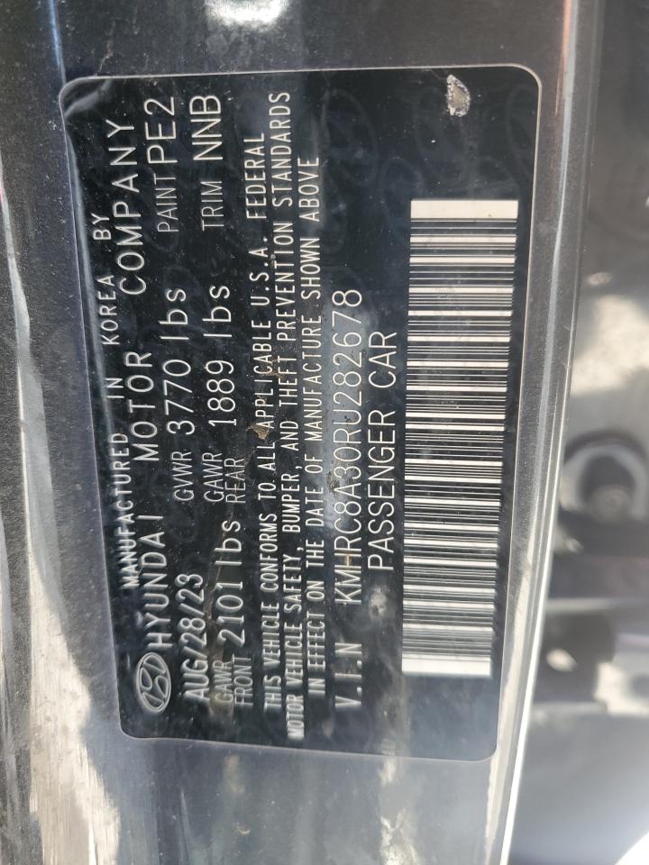 2024 Hyundai Venue Sel VIN: KMHRC8A30RU282678 Lot: 56225855