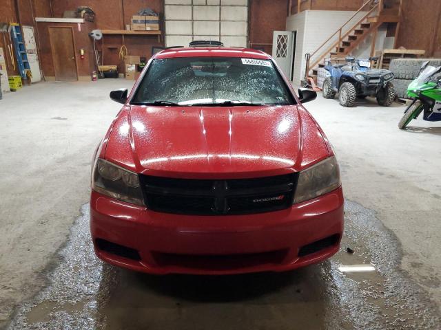 Sedans DODGE AVENGER 2014 Red