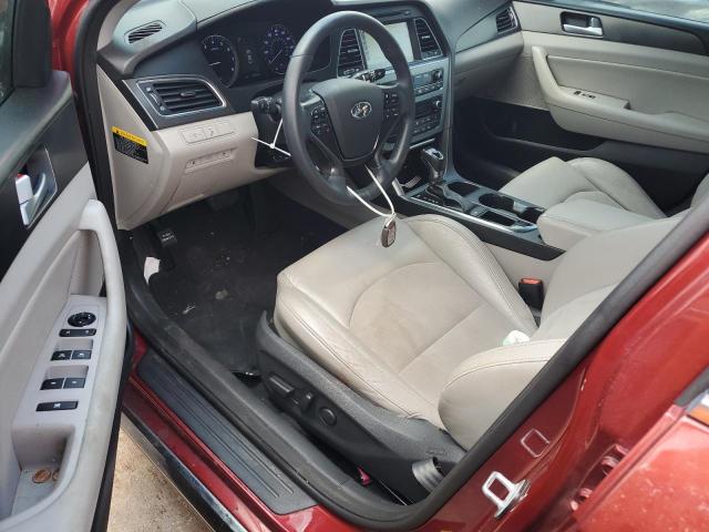  HYUNDAI SONATA 2015 Красный