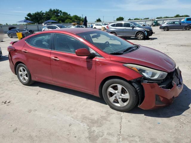 Sedans HYUNDAI ELANTRA 2015 Czerwony
