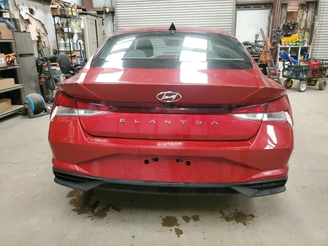  HYUNDAI ELANTRA 2021 Czerwony